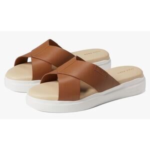 Cole Haan Slide Sandals Size 8.5 Grandpro‎ Criss Cross Open Toe Slides